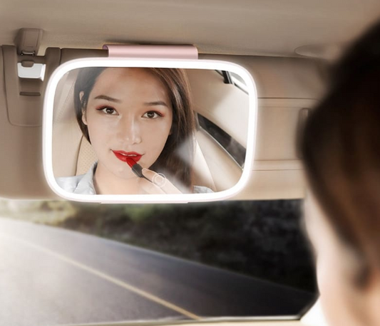 EVSA™ Sunvisor makeup LED light mirror