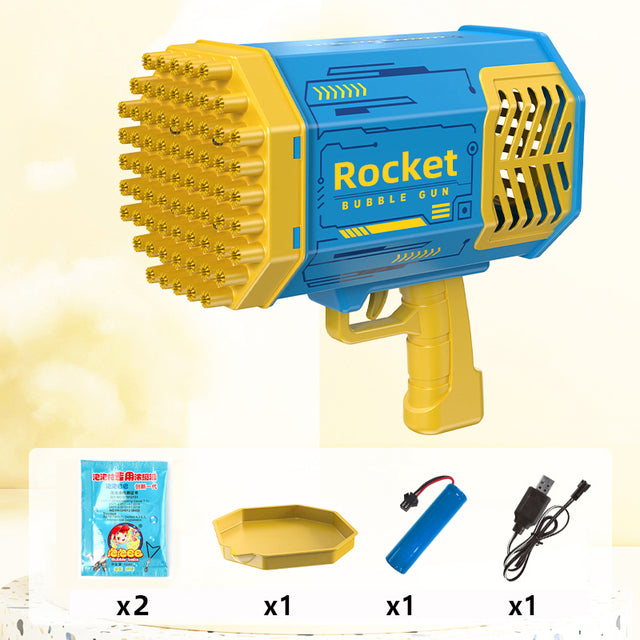 Rocket Bubble Gun 69 Holes