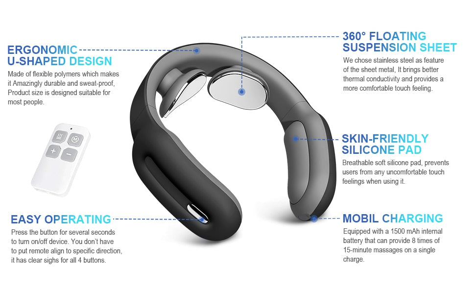 iNeck PULSE & HEAT INTELLIGENT NECK MASSAGER