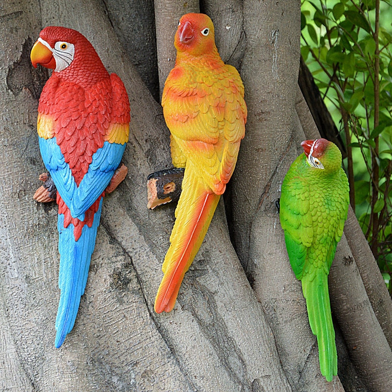 MC Resin Parrot Statue