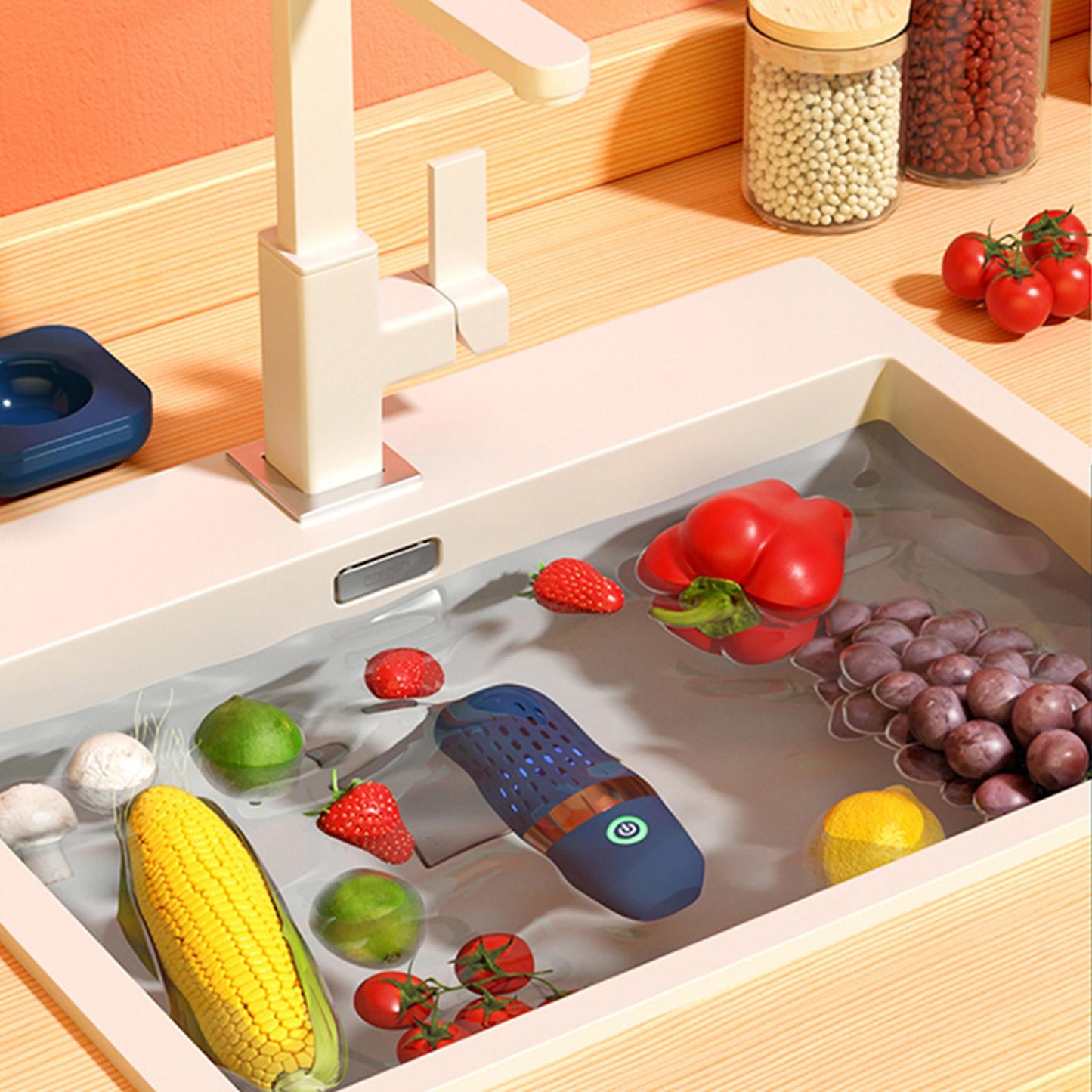 Portable USB Rechargeable Wireless Food Purifier