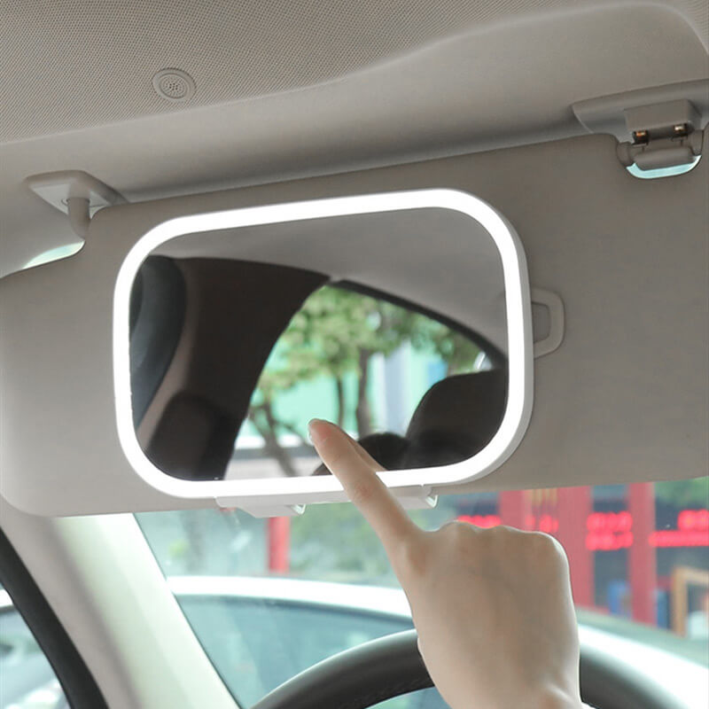 EVSA™ Sunvisor makeup LED light mirror