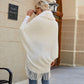 Allison Daley Leopard Fur Collar Shawl