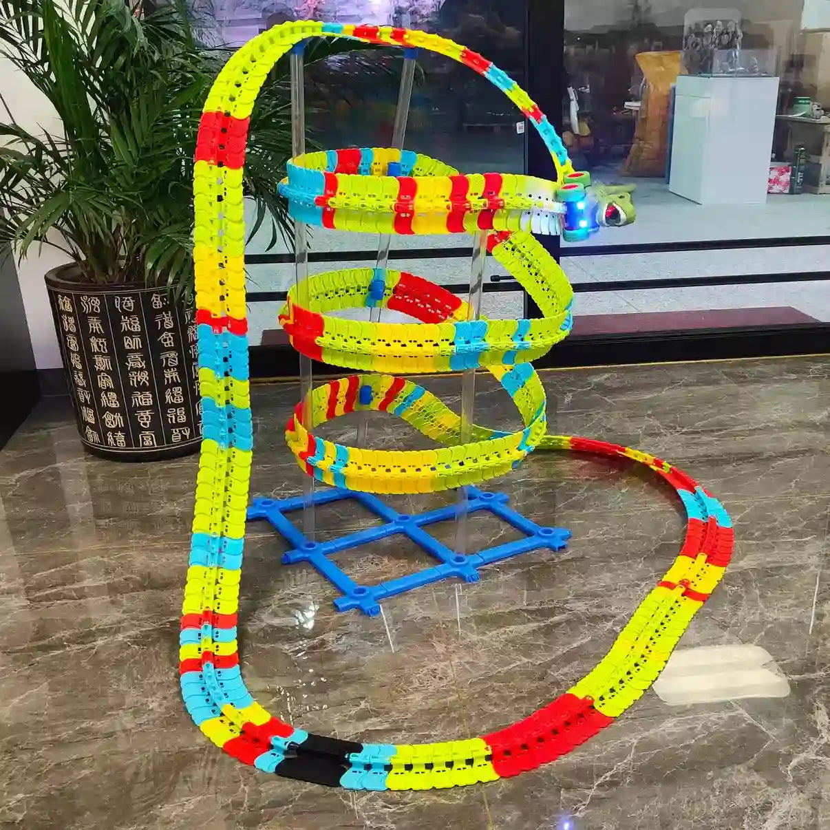 Anti-Gravity Dinosaur Car Track