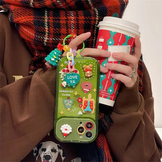 CaseDo™ Christmas Edition Mirror Flip Case for iPhone