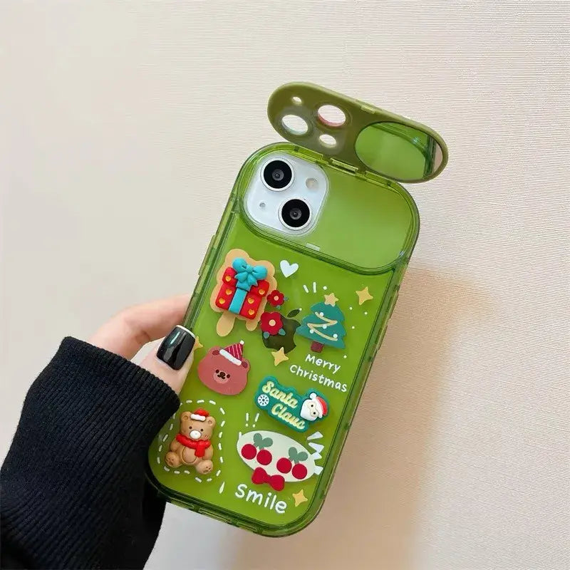 CaseDo™ Christmas Edition Mirror Flip Case for iPhone