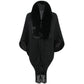 Allison Daley Leopard Fur Collar Shawl