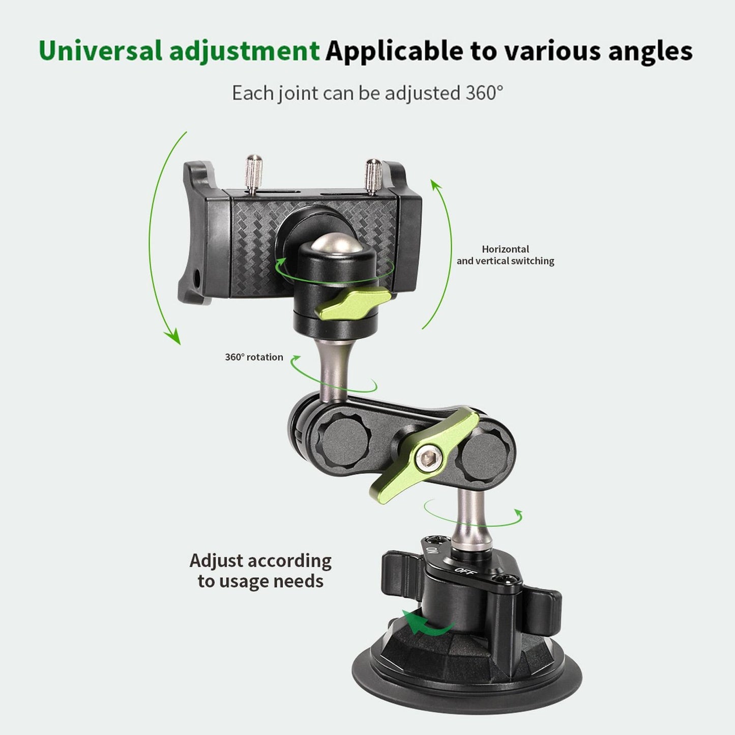 LanParte™ Universal Ball Head Stabilizer Arm