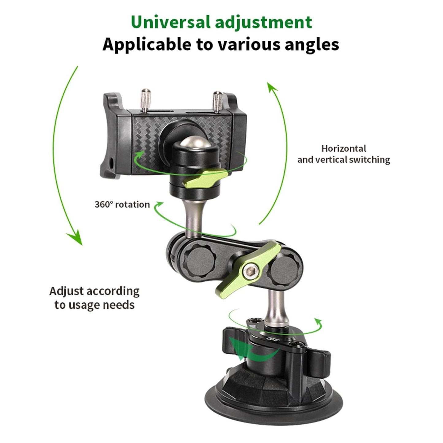 LanParte™ Universal Ball Head Stabilizer Arm