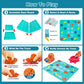 1Pc Kids Logical Road Builder Toy Brain Teasers Puzzles Montessori Toys Preschool Educational Learning Toys Puzzle STEM Board Game For 3 To 8 Years Old Boys Girls Birthday Gift
