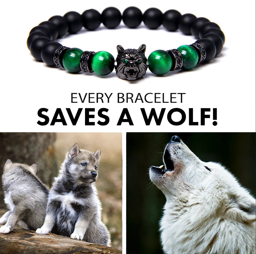 "Save A Wolf" Bracelet