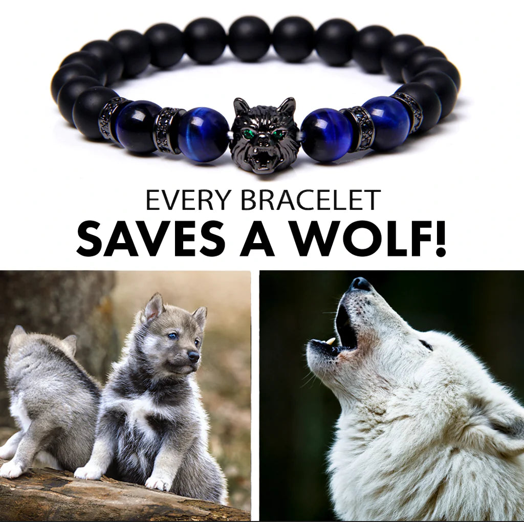 "Save A Wolf" Bracelet