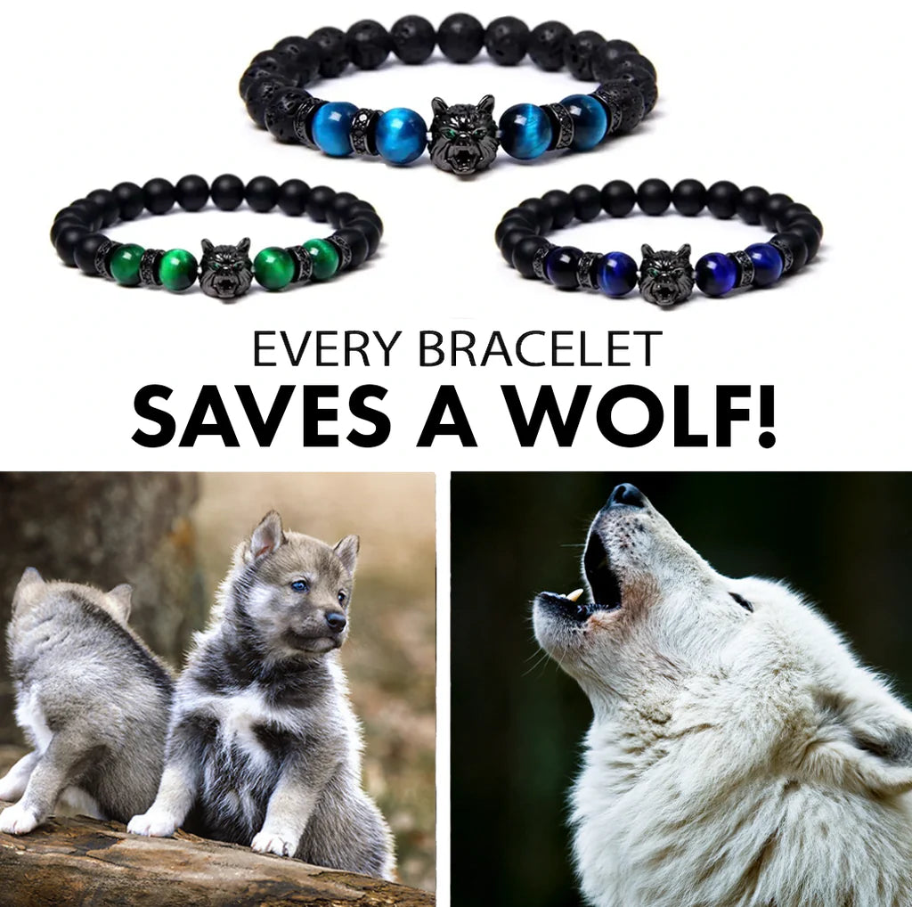 "Save A Wolf" Bracelet