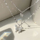 Silver Color Sparkling Clavicle Chain