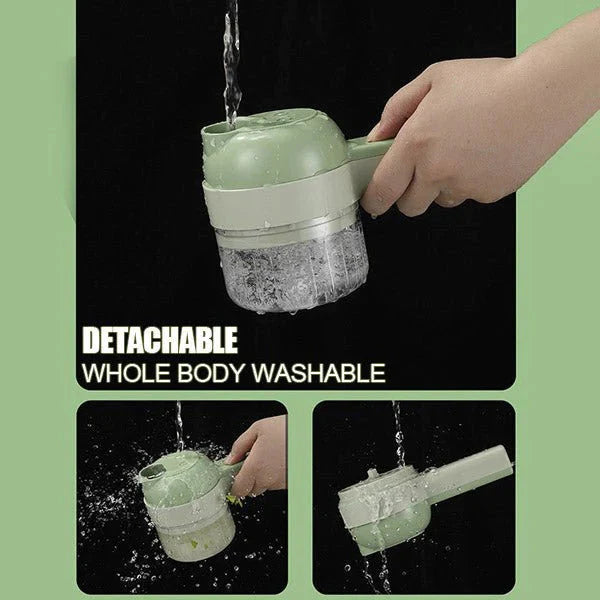 🔥 4 IN 1 HANDHELD ELECTRIC VEGETABLE CUTTER SET