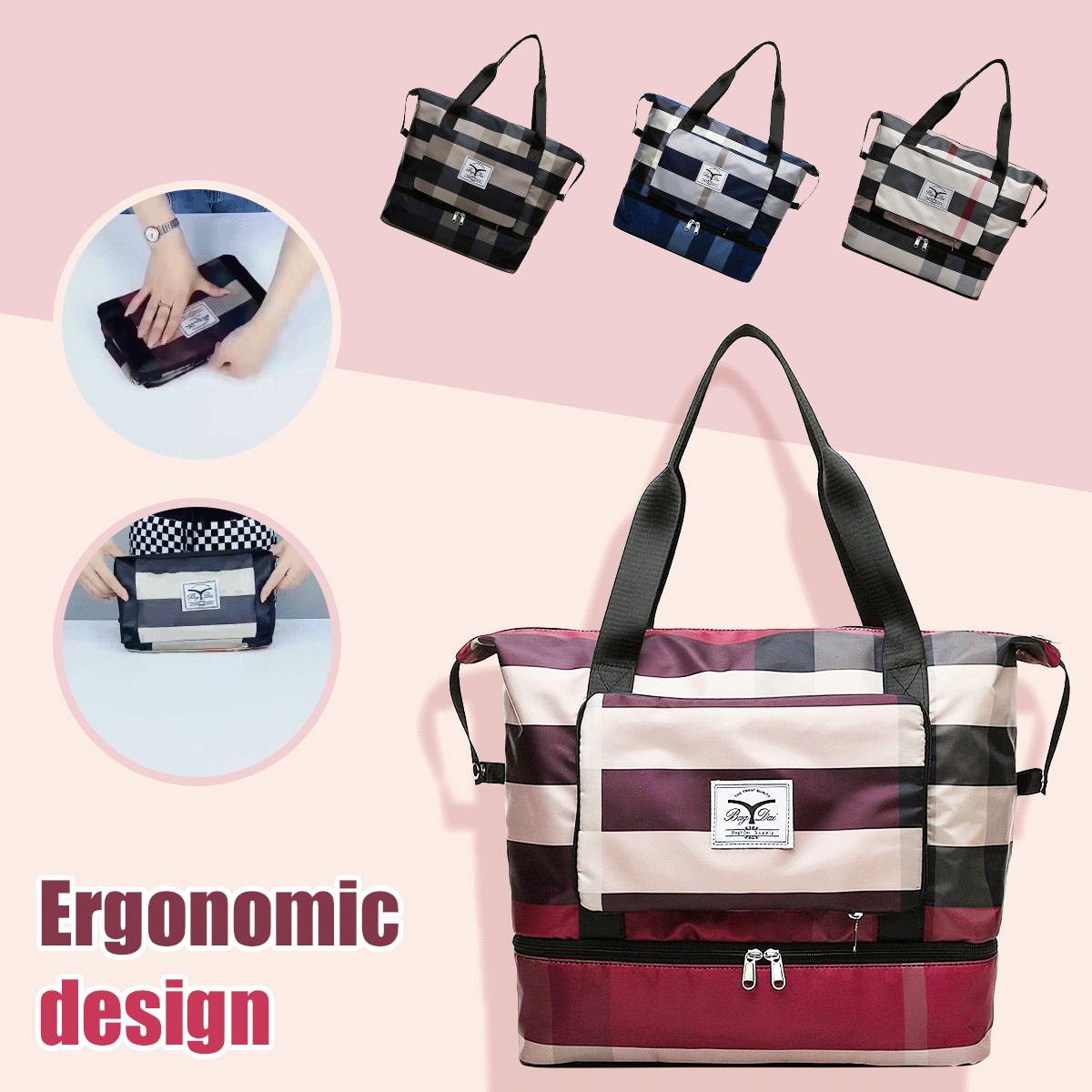 Convertible Purse Travel Bag