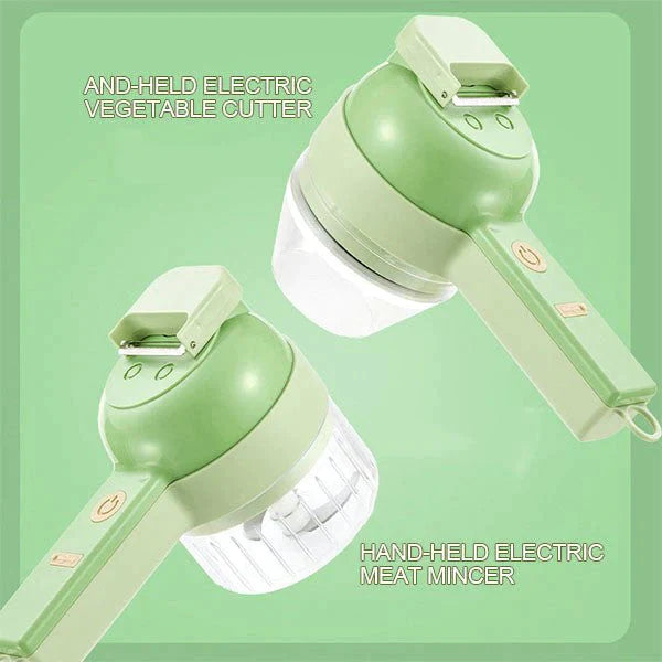 🔥 4 IN 1 HANDHELD ELECTRIC VEGETABLE CUTTER SET