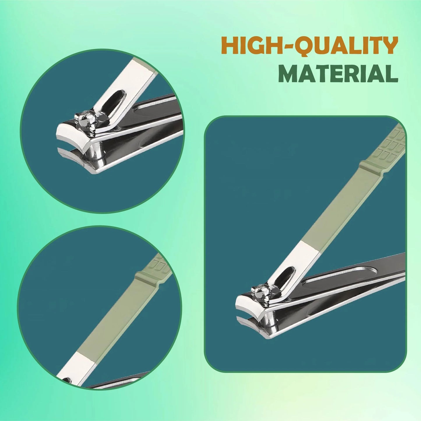 Stainless Steel Nail Clippers Set