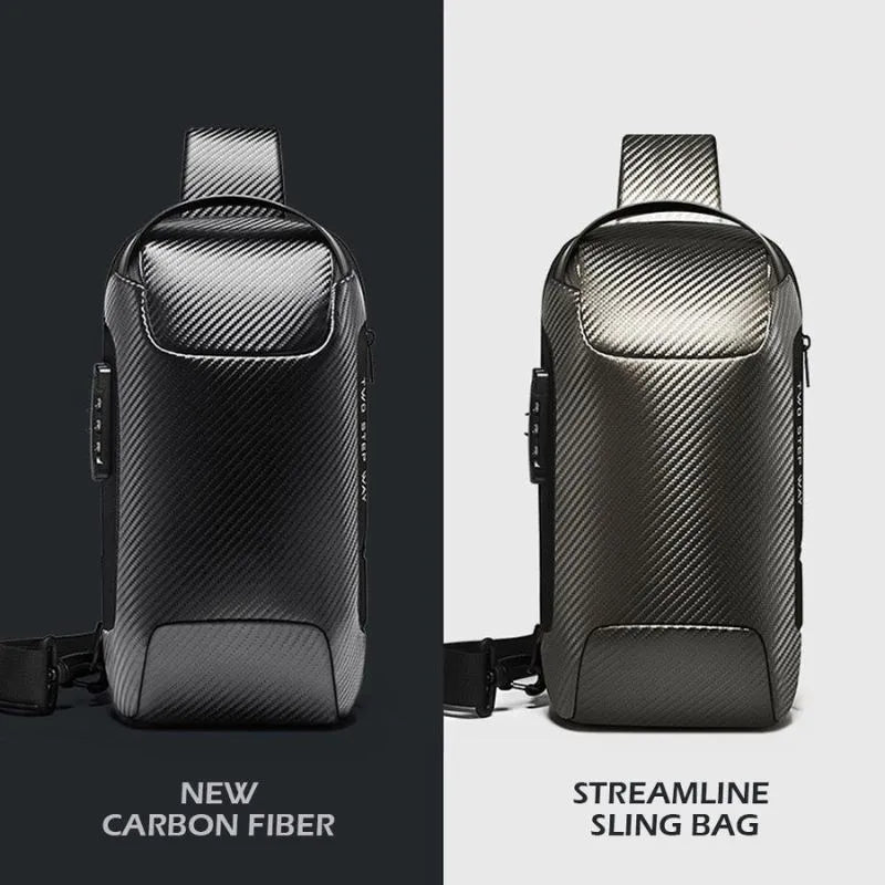 Carbanado™ | New Carbon Brazing Anti-Theft Crossbody Sling Bag