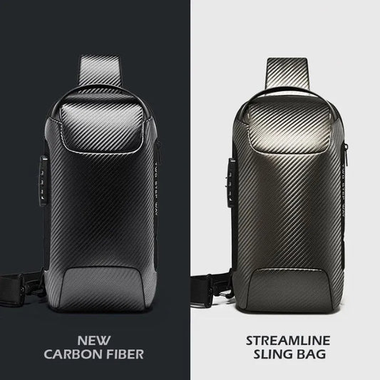 Carbanado™ | New Carbon Brazing Anti-Theft Crossbody Sling Bag