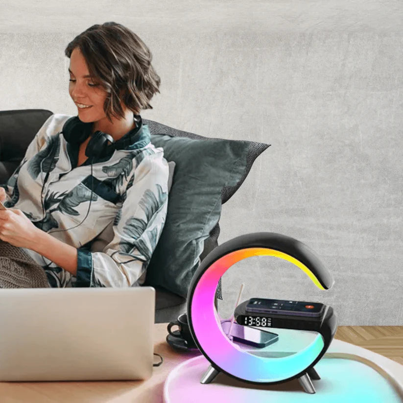 PowerTrod™ Intelligent Atmos Wireless Charger Lamp
