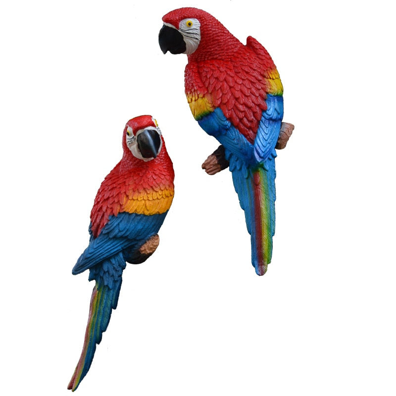 MC Resin Parrot Statue