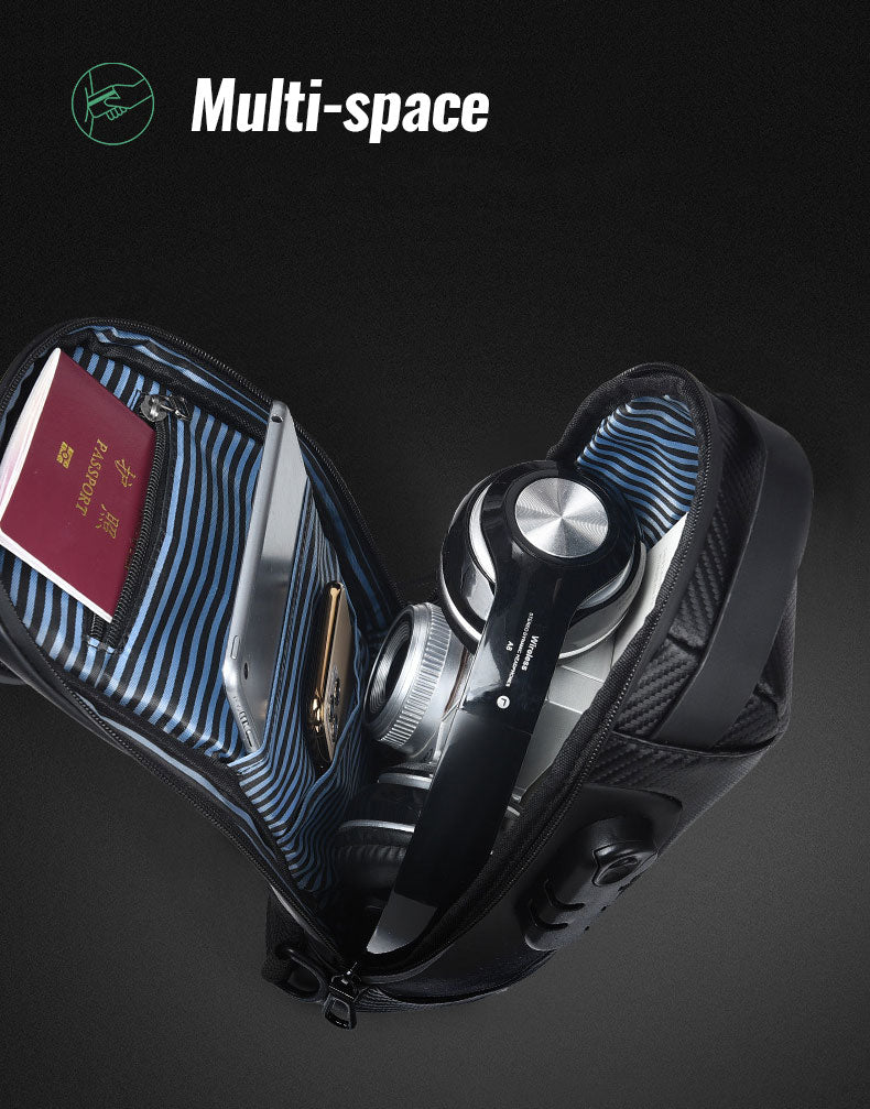 Carbanado™ | New Carbon Brazing Anti-Theft Crossbody Sling Bag