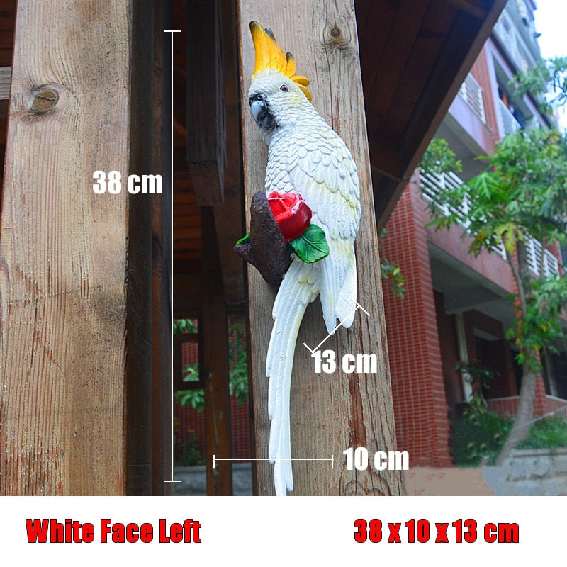 MC Resin Parrot Statue
