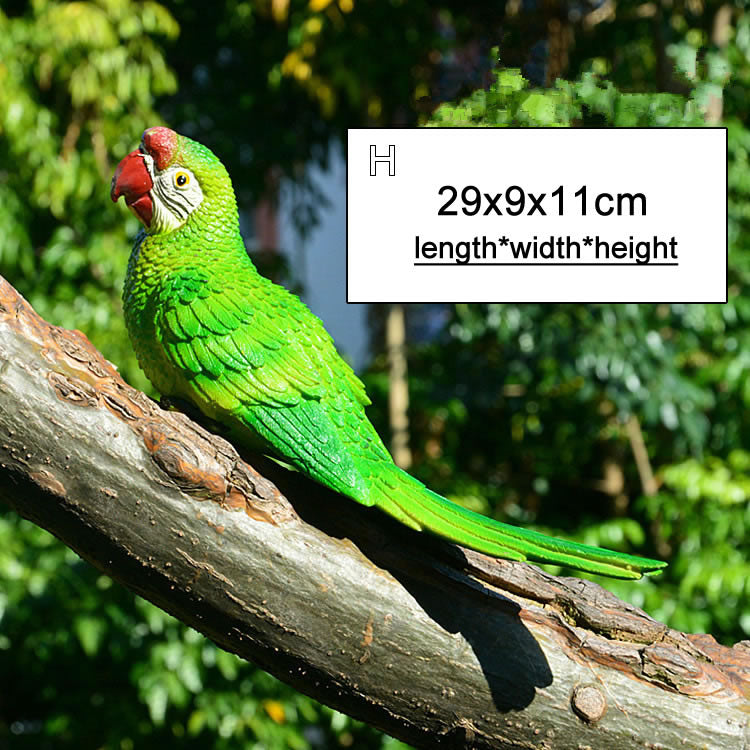 MC Resin Parrot Statue