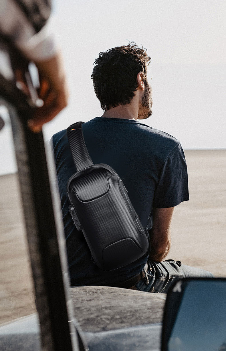 Carbanado™ | New Carbon Brazing Anti-Theft Crossbody Sling Bag