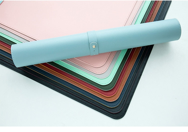 Q Waterproof Leather Mouse Mat