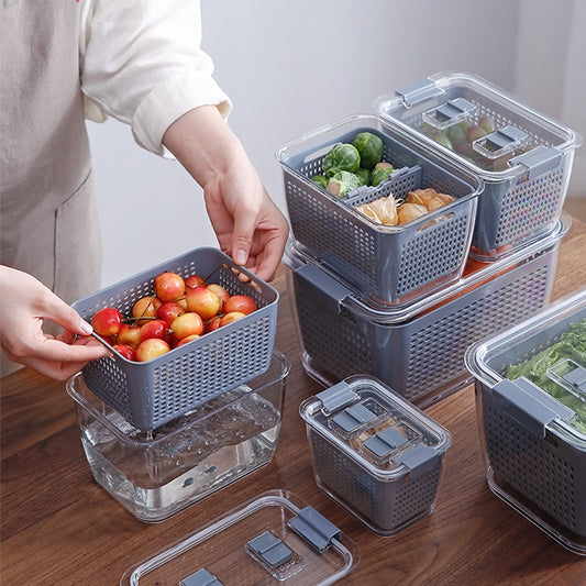 Storage Container With Strainer