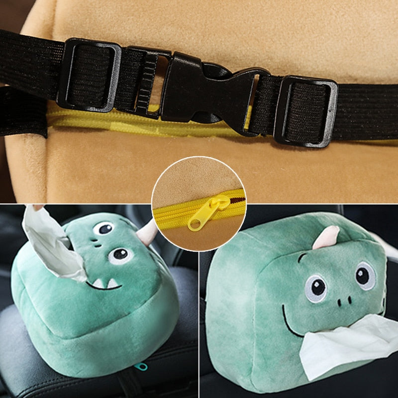 Tissue Box Holder - Animal Faces
