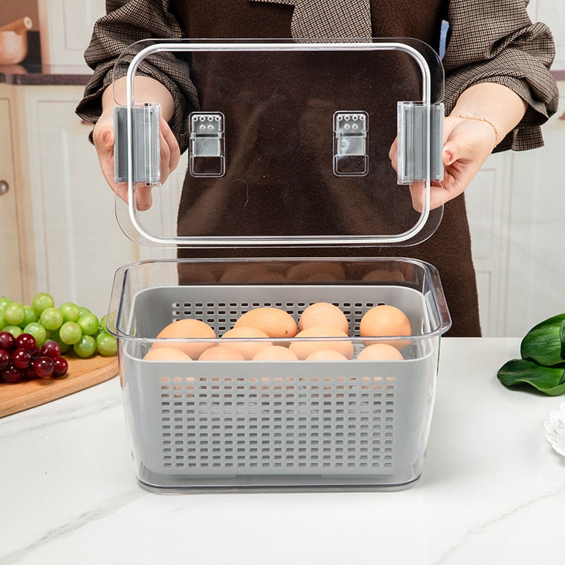 Storage Container With Strainer