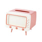 2 In 1 Tv Mobile Stand With Tissue Holde