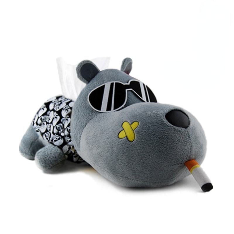 Tissue Box Holder - Plush Dogs