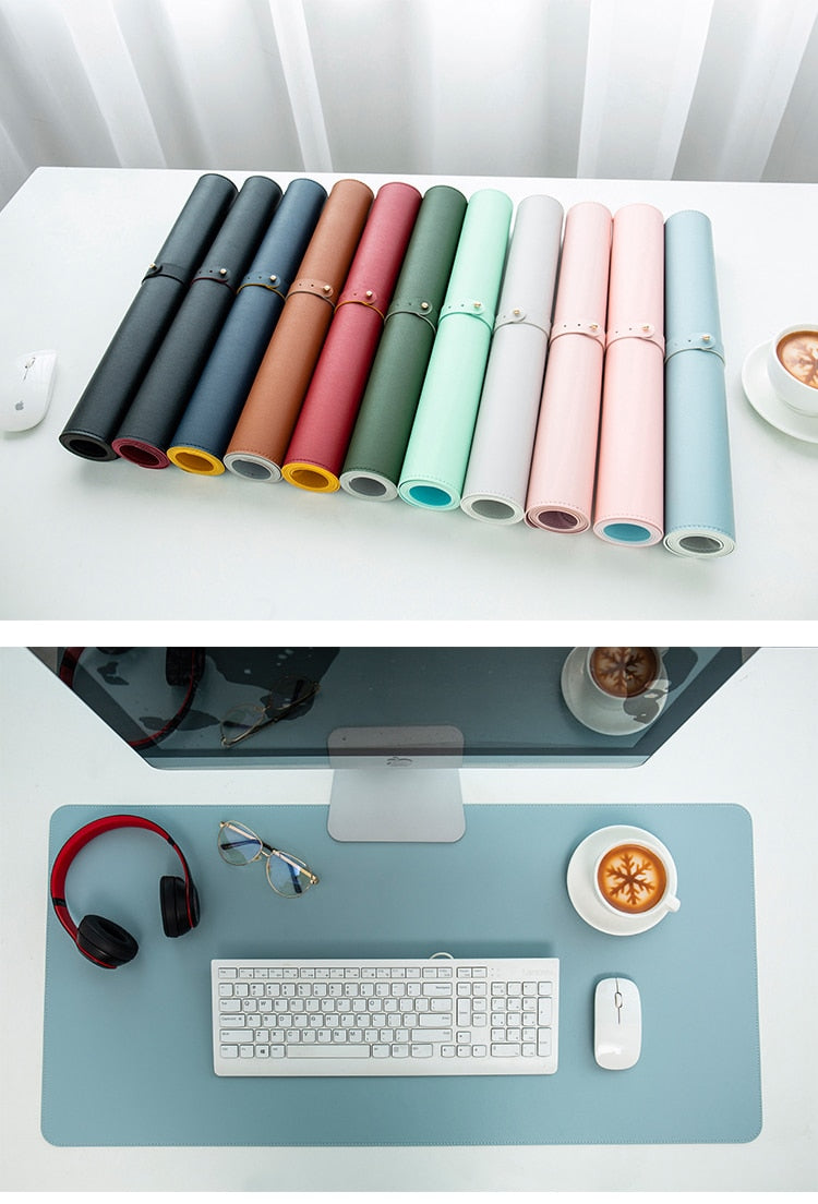 Q Waterproof Leather Mouse Mat