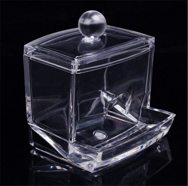 Acrylic Cotton Swabs Storage Box