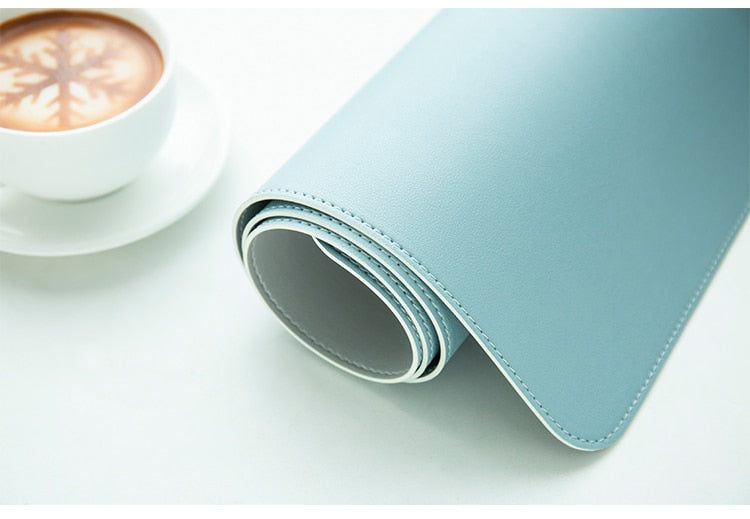 Q Waterproof Leather Mouse Mat