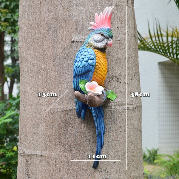 MC Resin Parrot Statue