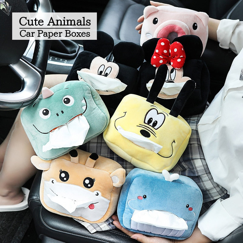 Tissue Box Holder - Animal Faces