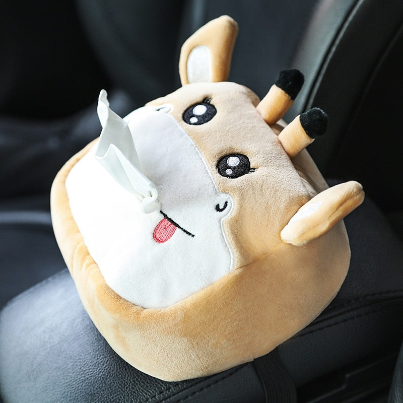 Tissue Box Holder - Animal Faces
