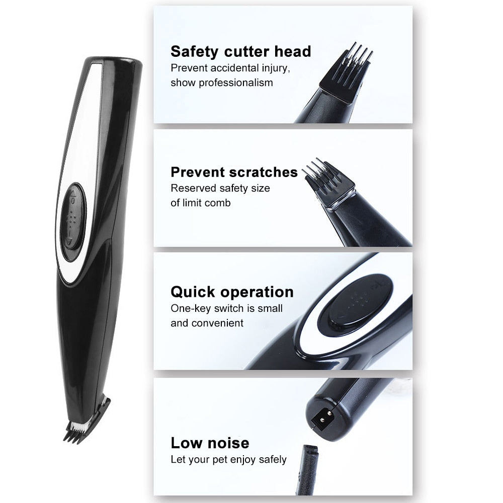Rechargeable Mini Trimmer Set For Dogs Cats Pets