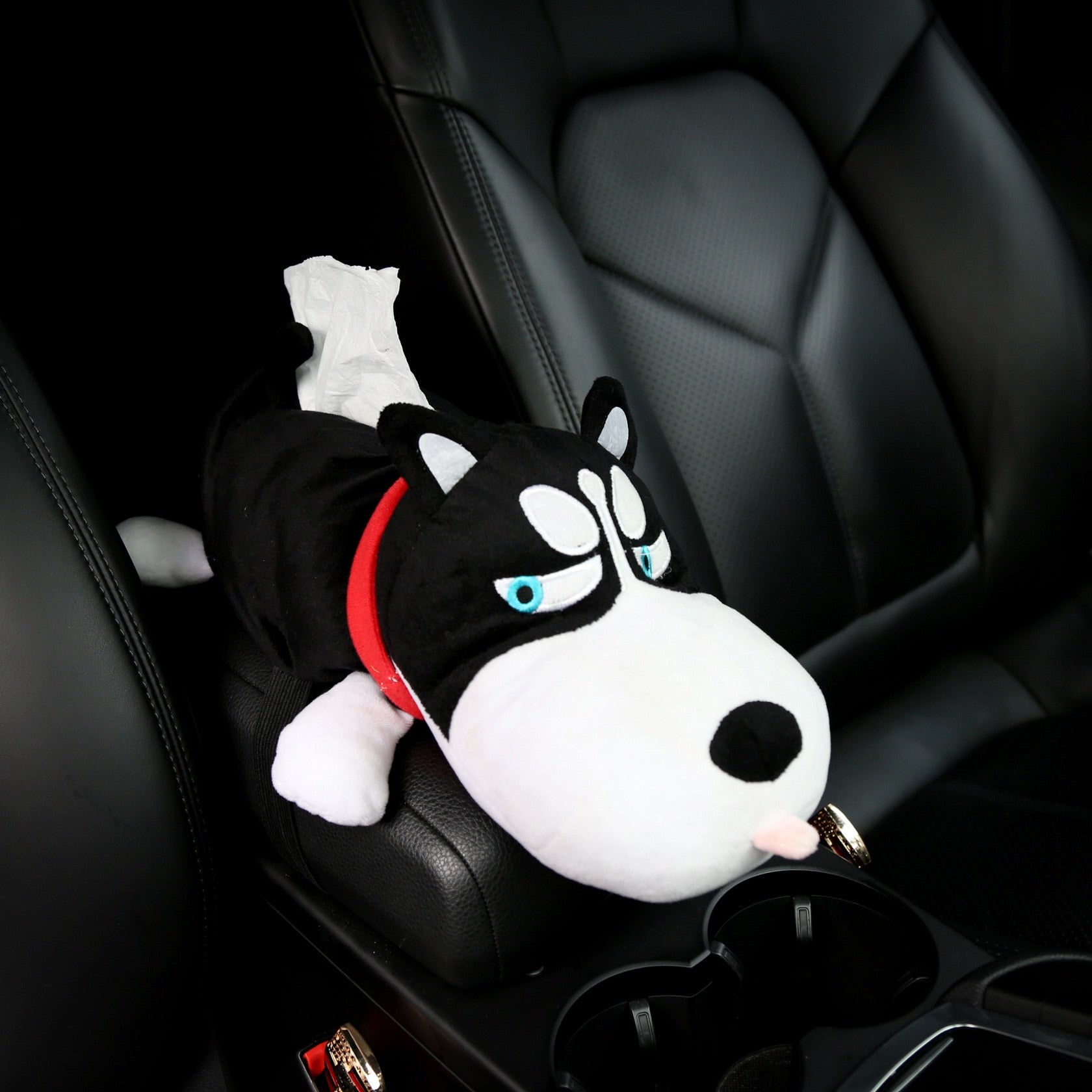 Tissue Box Holder - Plush Dogs