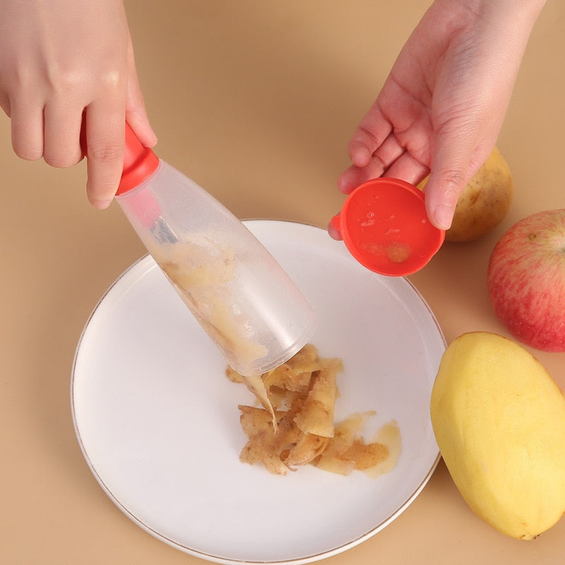 🔥 Hot Sale 🔥 Stainless Steel Multi-Functional Peeler With Container