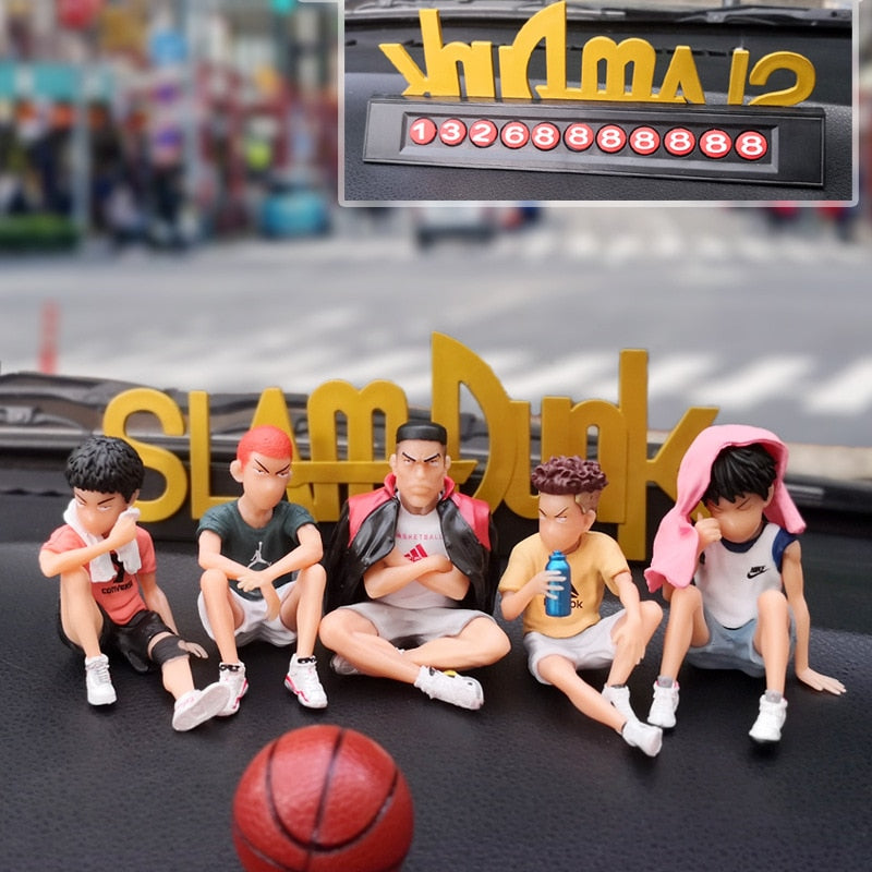 SLAM DUNK Dashboard Anime Decor with Number Display