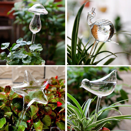 Automatic Self Watering Glass Bird