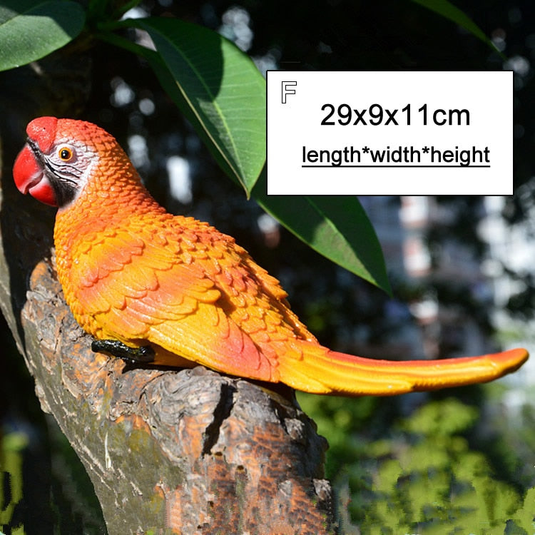 MC Resin Parrot Statue