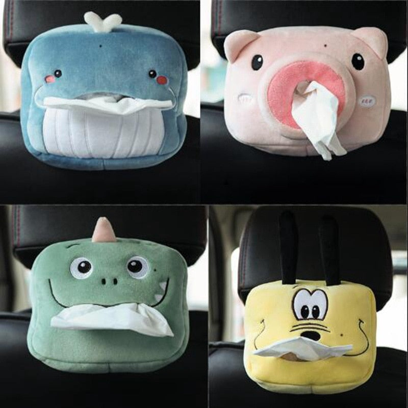 Tissue Box Holder - Animal Faces
