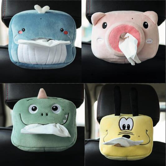 Tissue Box Holder - Animal Faces